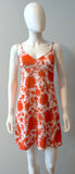 ZIMMERMANN Postcard Lantern Sleeve Mini Dress In Floral Print Size 1 (Small)