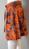 Ulla Johnson High Waisted Printed Shorts Size 2