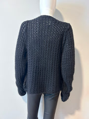 Of Two Minds reversible medium-sized jacket, showing both sides with vibrant patterns and a casual fit.