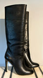 Ava and Aiden Black Stilhetto Boots Size 7.5