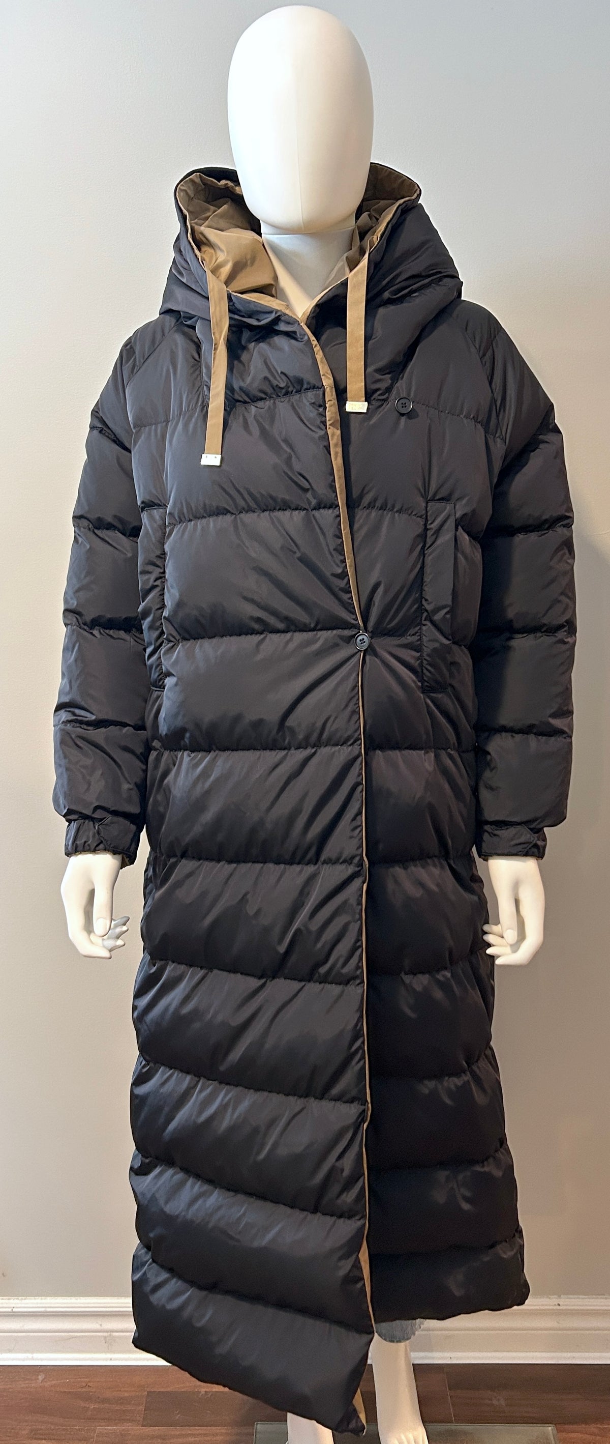 Max Mara The Cube Reversible Hooded Coat