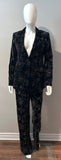 The Kooples Black velvet 2pc Suit NWT