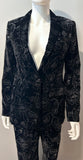 The Kooples Black velvet 2pc Suit NWT