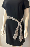 St. John Couture Pearl Bow Dress Size 6