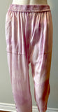 Raquel Allegra Pink Tie Dye Harem Pants Size S-Pant-LAB