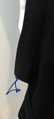 Marni black tunic in size 42/8, stylish clothing with a sleek design, displayed on a neutral background.