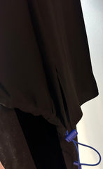 Marni black tunic in size 42/8, stylish clothing with a relaxed fit and minimalist design, shown on a hanger.