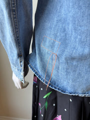 Fortela Brigitte Denim Shirt - Size IT44 US8