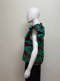 Ulla Johnson Iren Silk Blouse Size 4