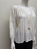 Ulla Johnson Miska White Blouse