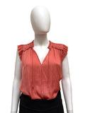Ulla Johnson Ren Coral Sleeveless Blouse