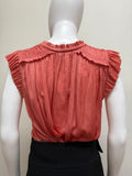 Ulla Johnson Ren Coral Sleeveless Blouse