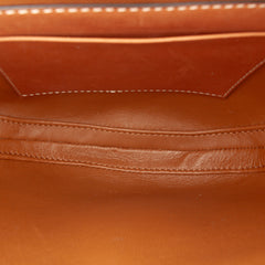 Small Calfskin Besace 16 Crossbody Brown - Lab Luxury Resale