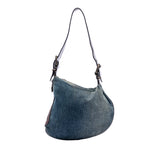 Fendi Denim Oyster Shoulder Bag