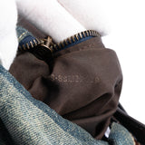 Denim Oyster Shoulder Bag Blue - Lab Luxury Resale