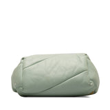 Leather Pump Pouch Green - Lab Luxury Resale