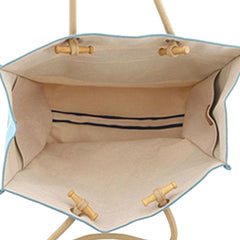 Toile Escale a la Plage Beach Bag Blue - Lab Luxury Resale