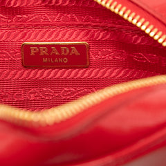 Mini Saffiano Vernice Camera Bag Red - Lab Luxury Resale