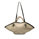 Canvas Sombrero Satchel Brown - Lab Luxury Resale