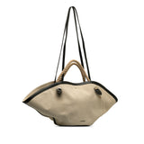 Canvas Sombrero Satchel Brown - Lab Luxury Resale
