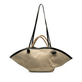 Canvas Sombrero Satchel Brown - Lab Luxury Resale