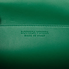 Calfskin The Tip Shoulder Bag Green - Lab Luxury Resale