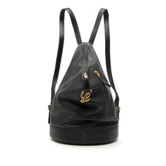 Leather Anton Backpack Black - Lab Luxury Resale