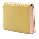 Nappa Intrecciato Wallet on Chain Yellow - Lab Luxury Resale