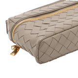 Calfskin Intrecciato Bang Bang Vanity Case Beige - Lab Luxury Resale