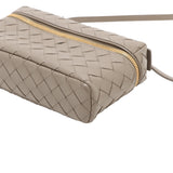 Calfskin Intrecciato Bang Bang Vanity Case Beige - Lab Luxury Resale