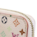 Monogram Multicolore Zippy Long Wallet White - Lab Luxury Resale