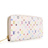 Monogram Multicolore Zippy Long Wallet White - Lab Luxury Resale