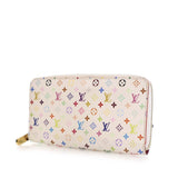 Monogram Multicolore Zippy Long Wallet White - Lab Luxury Resale