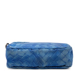 Nylon Intrecciolusion Pouch Blue - Lab Luxury Resale