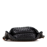 Nappa Intrecciato Shoulder Bag Black - Lab Luxury Resale