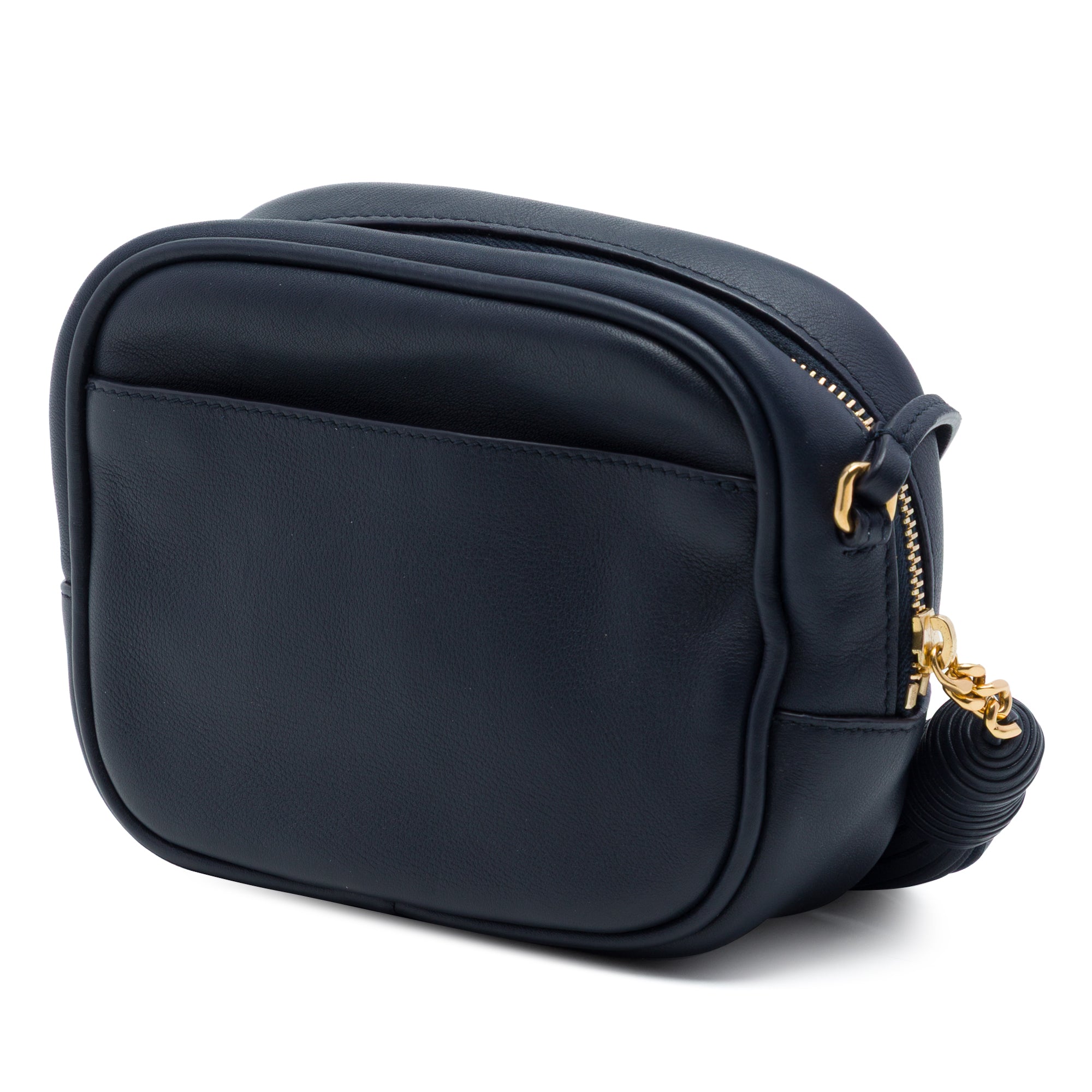 Calfskin Monogram Blogger Bag Blue - Lab Luxury Resale