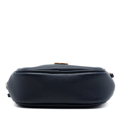 Calfskin Monogram Blogger Bag Blue - Lab Luxury Resale