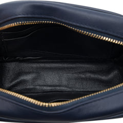 Calfskin Monogram Blogger Bag Blue - Lab Luxury Resale