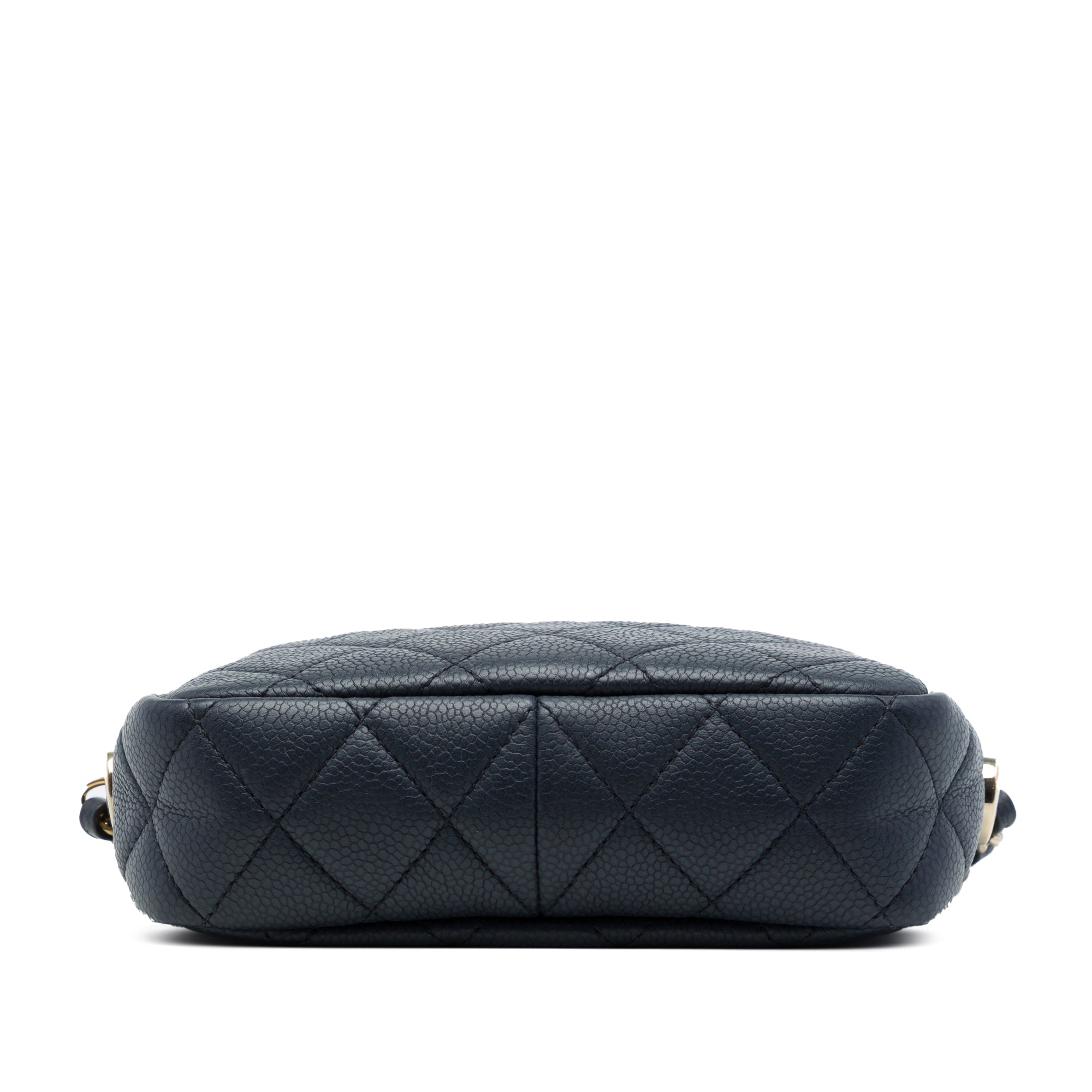 Mini Quilted Caviar Coco Tassel Camera Case Black - Lab Luxury Resale