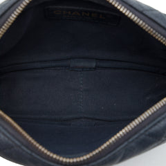 Mini Quilted Caviar Coco Tassel Camera Case Black - Lab Luxury Resale