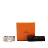 Wide Enamel Clic Clac H Bracelet PM Pink - Lab Luxury Resale
