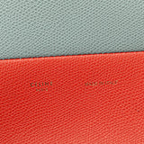 Small Bicolor Leather Vertical Cabas Blue - Lab Luxury Resale