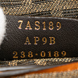 Nano Zucca Straw and Canvas Step Out Bag Brown - Lab Luxury Resale