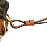 Nano Zucca Straw and Canvas Step Out Bag Brown - Lab Luxury Resale
