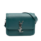 Small Calfskin Solferino Satchel In Box Blue - Lab Luxury Resale