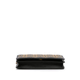 Studded Calfskin Cannage Lady Dior Wallet on Chain Black - Lab Luxury Resale