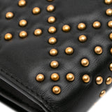 Studded Calfskin Cannage Lady Dior Wallet on Chain Black - Lab Luxury Resale