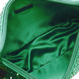 Mini Satin Crystal Re Edition 2000 Shoulder Bag Green - Lab Luxury Resale