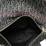 Oblique Canvas Saddle Crossbody Black - Lab Luxury Resale