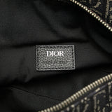 Oblique Canvas Saddle Crossbody Black - Lab Luxury Resale